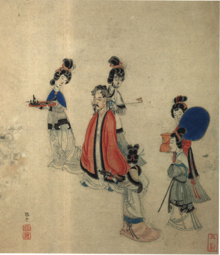 杨慎簪花
杨慎簪花