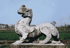 齐武帝萧赜景安陵石刻 齐武帝萧赜景安陵石刻