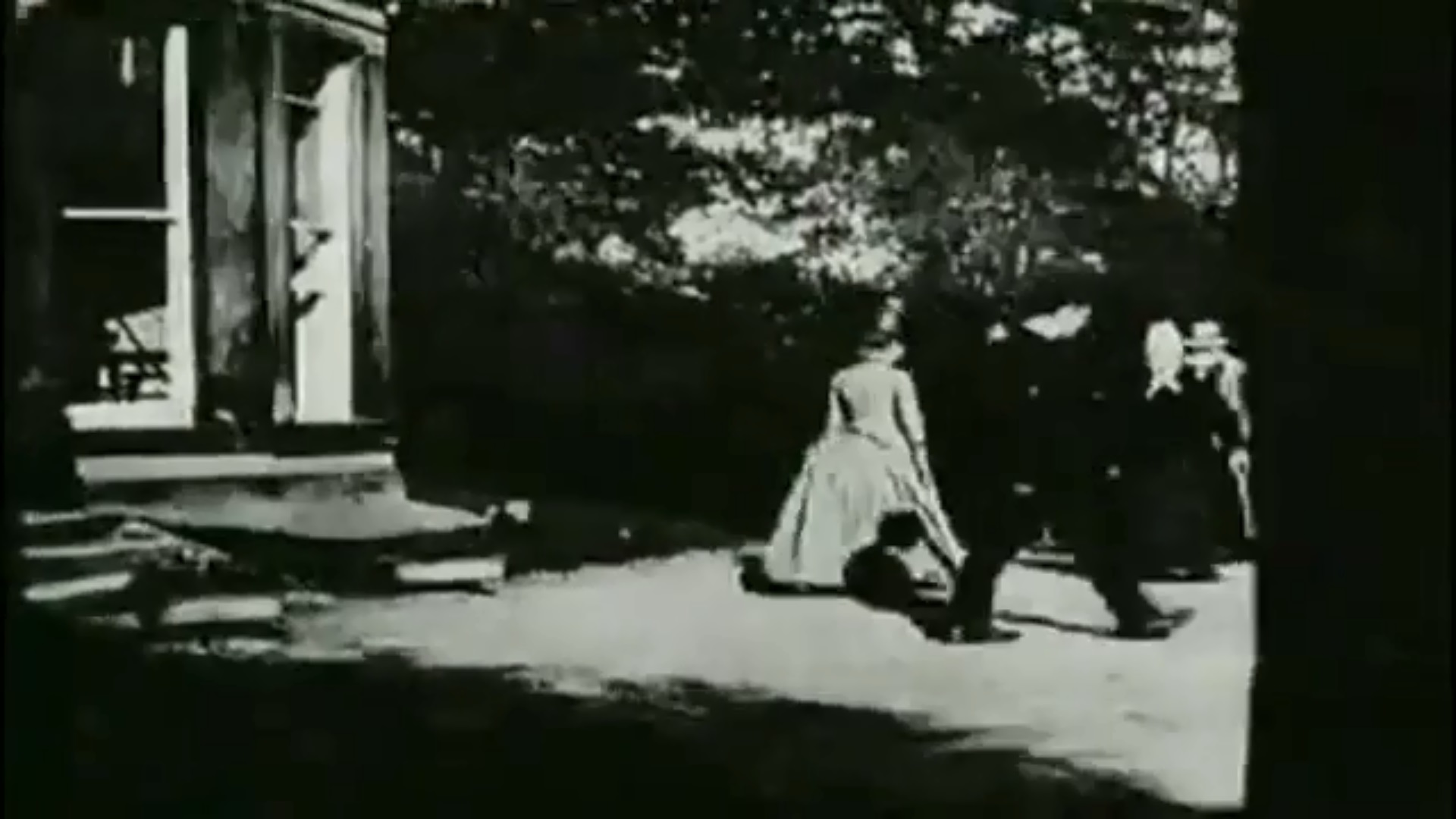 朗德海花园场景(1888)的剧照 朗德海花园场景(1888)的剧照