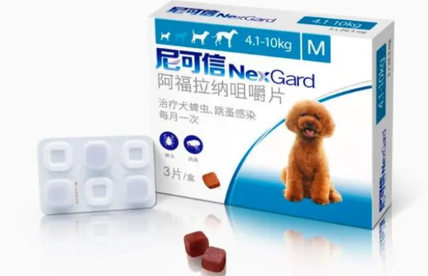狗身上有跳蚤怎么处理？用尼可信咀嚼片