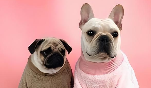 法斗和巴哥串出来是什么样子的？一起来看看吧