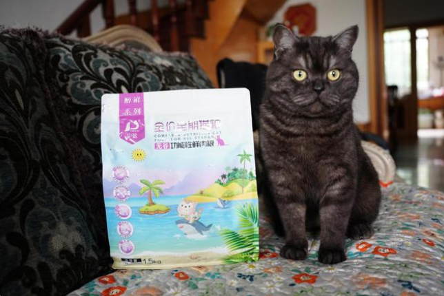 黑球开心得喵喵叫：中鲨醇鲜猫粮和豆腐猫砂使用体验