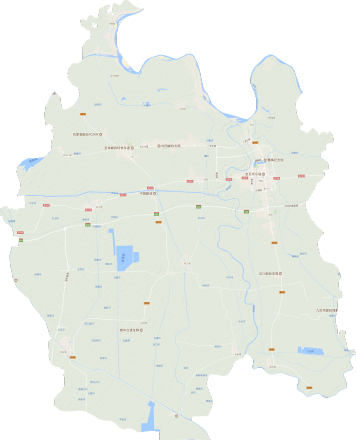 潜江市地形图高清版大图