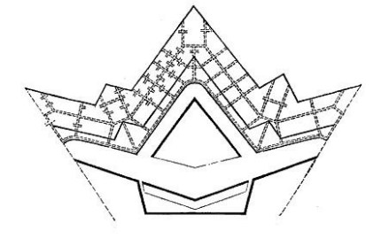 棱堡地道示意图