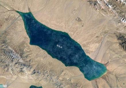 鲸鱼湖卫星地图