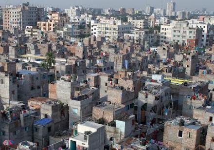 达卡市区比哈尔人聚居的日内瓦难民营