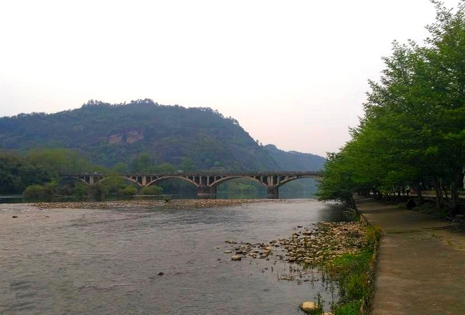 崇阳溪兰汤桥段