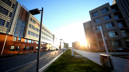 新校区主景观轴