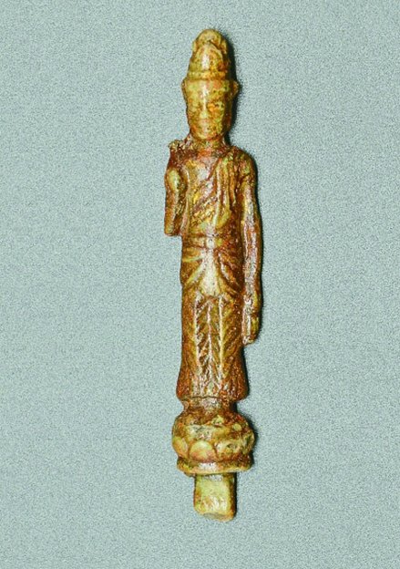 青铜鎏金杨枝观音