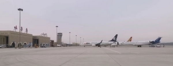 吐鲁番交河机场民航站坪