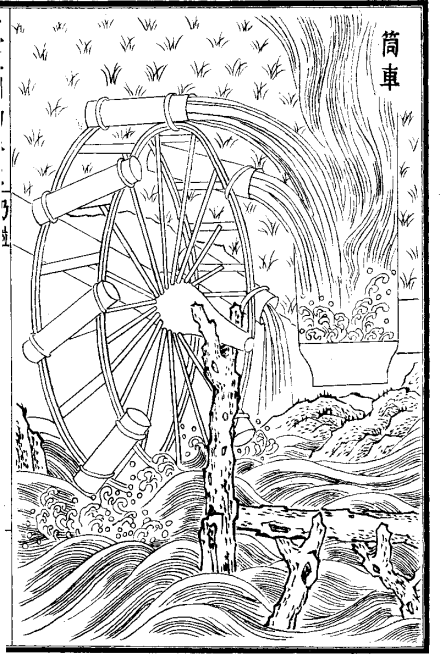 《天工开物》中的筒车 