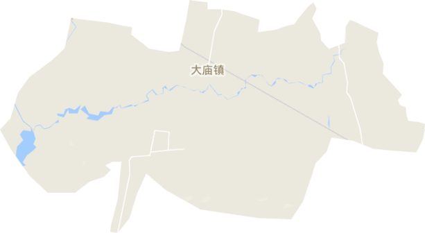 大庙镇地形图