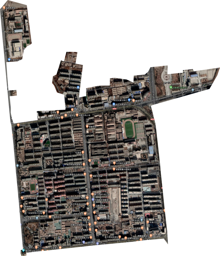 北街街道卫星地图