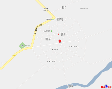 特克斯县-百度地图