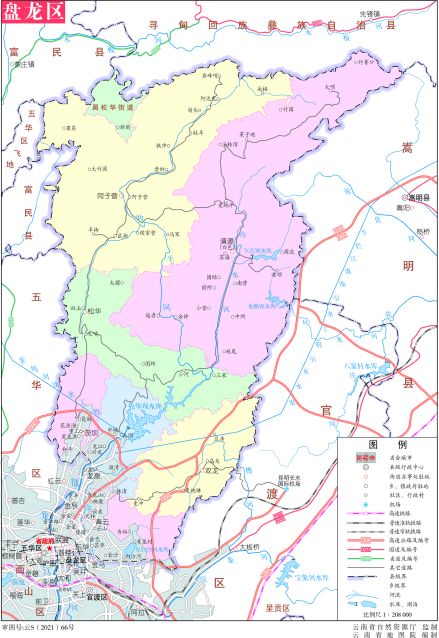 盘龙区行政区划 