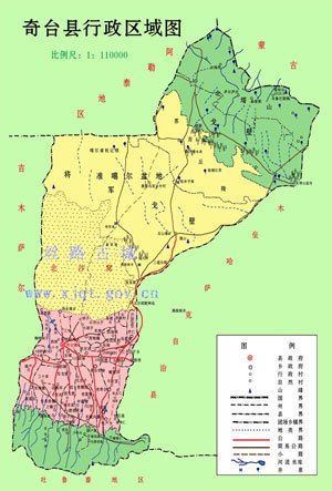 奇台县地图