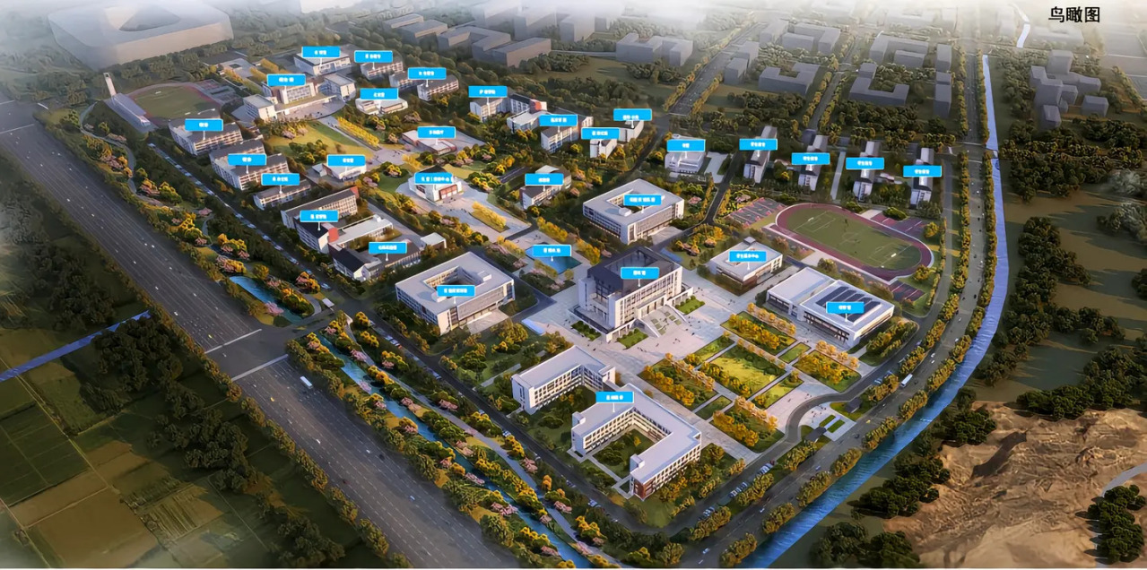 西校区鸟瞰图