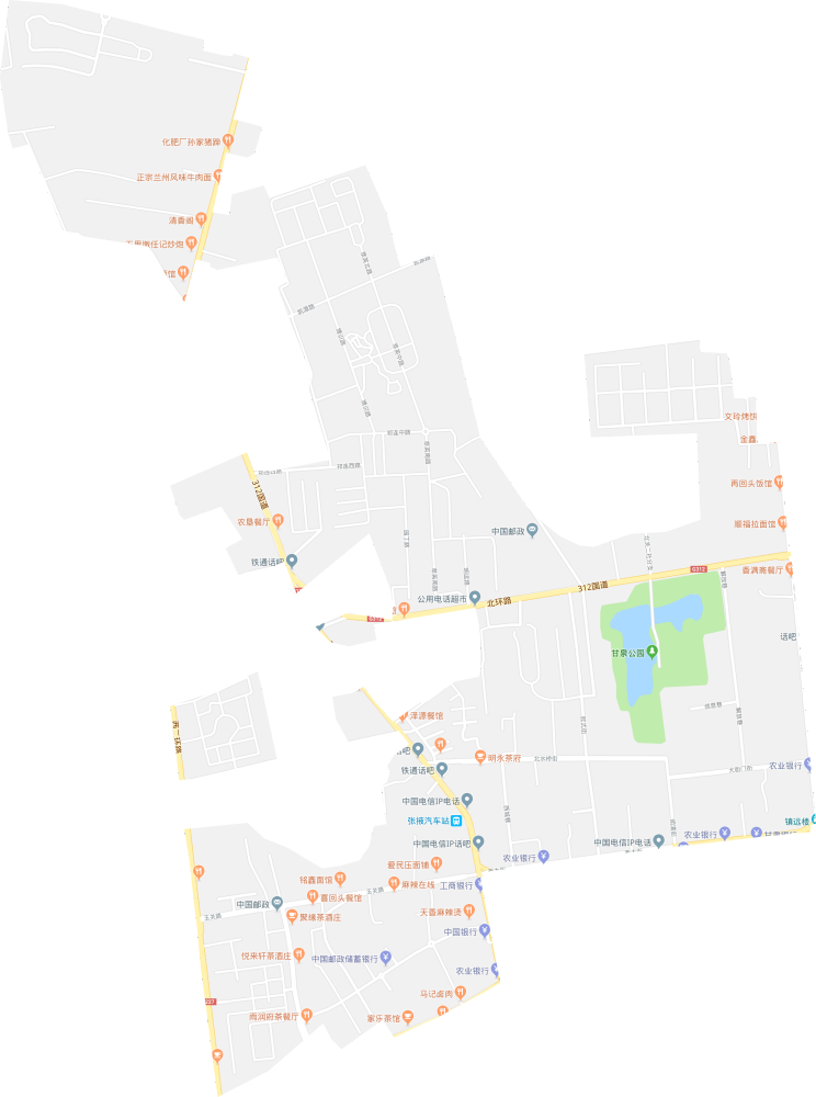 西街街道电子地图