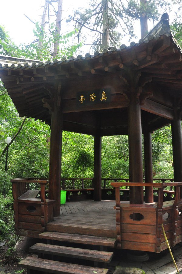 忠宣王在天目山所建的真际亭