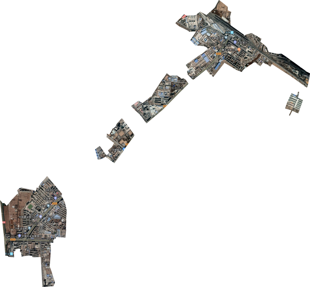 火车站街道卫星地图