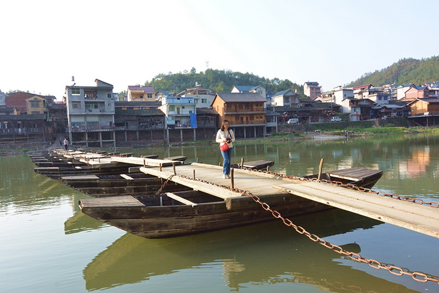 南浦溪水北镇观前村段
