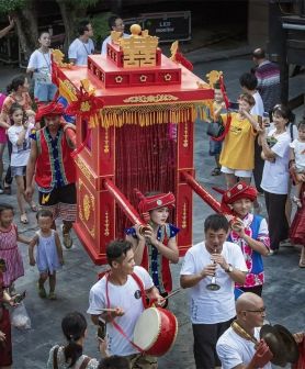 钟祥市民俗活动图