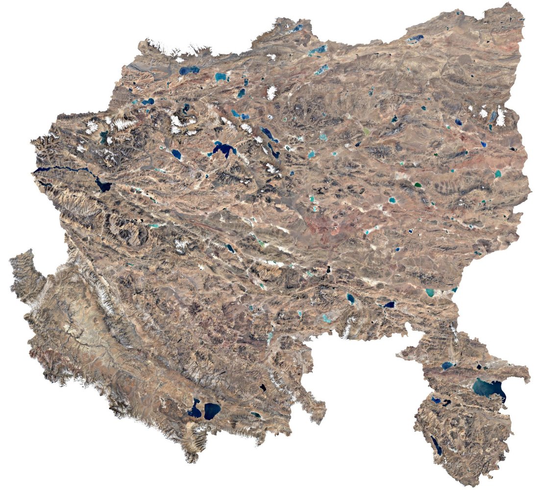 阿里地区影像图