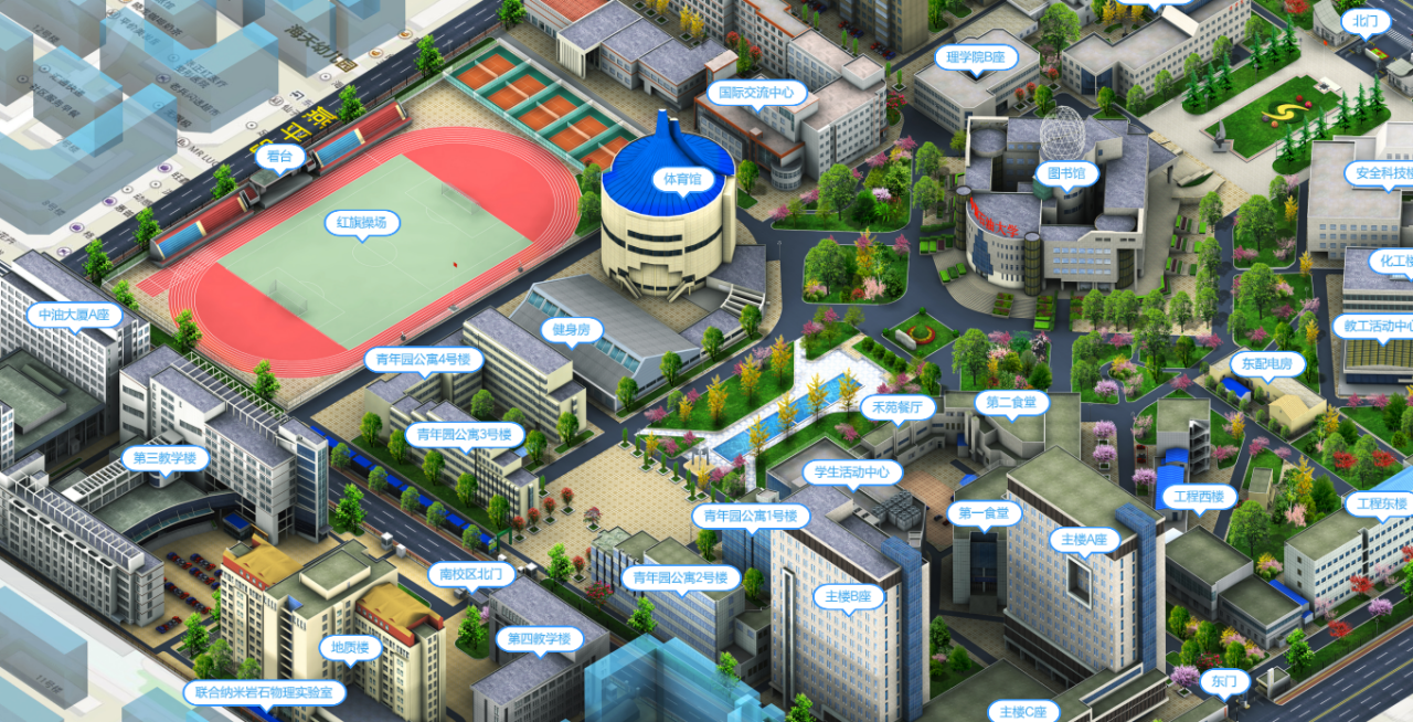 中国石油大学（北京）校区地图