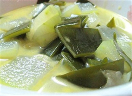 海带冬瓜豆瓣汤