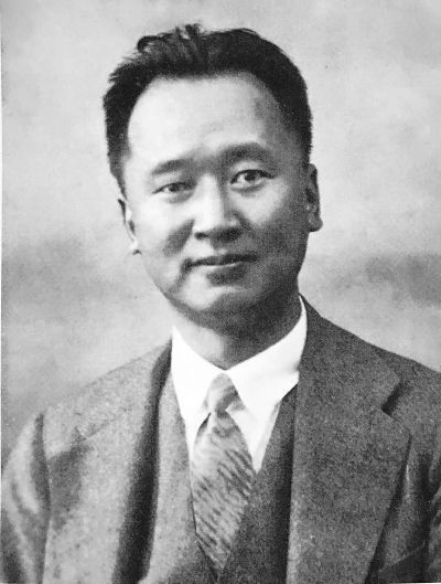1928年，李济第二次赴美回国所摄 