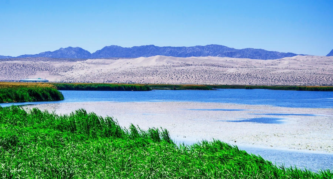 博斯腾湖阿洪口