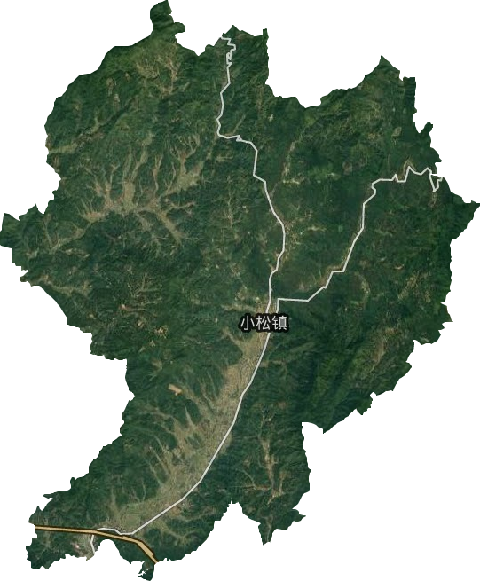 小松镇卫星地图