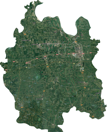 潜江市卫星图高清版大图