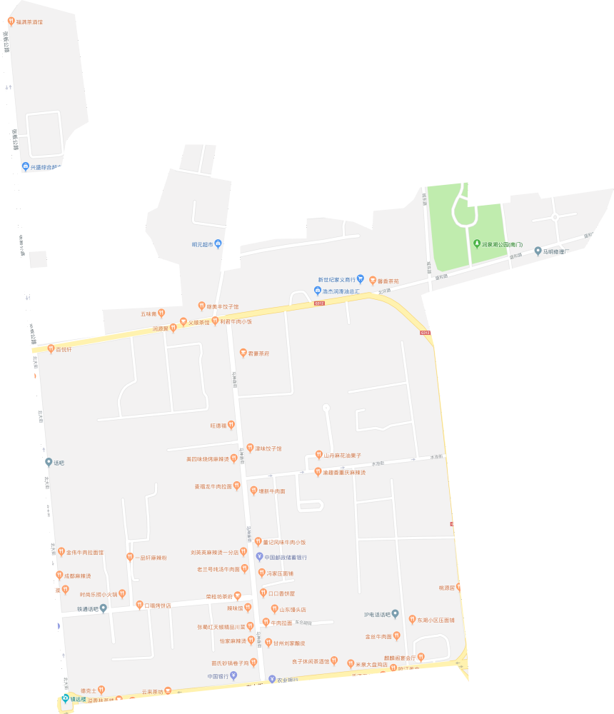 北街街道电子地图