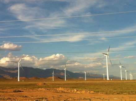 额敏县风力发电机群组