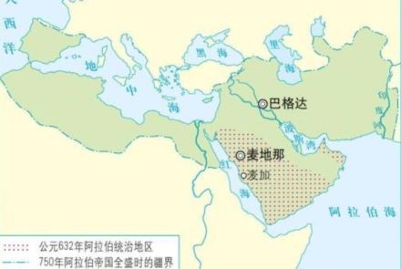 阿拉伯帝国版图