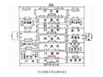 代王府图（明正德年间）