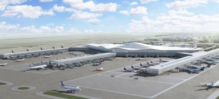 乌鲁木齐机场改扩建工程T4航站楼效果图