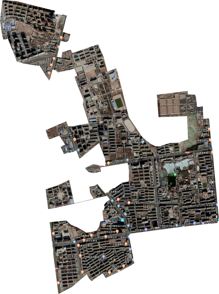 西街街道卫星地图