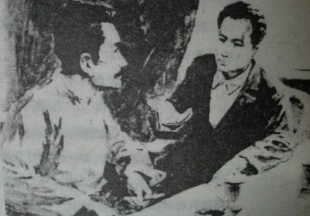 陈延年与鲁迅交谈 陈延年与鲁迅交谈