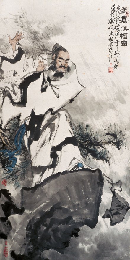 单柏钦《孟嘉落帽图》 单柏钦《孟嘉落帽图》