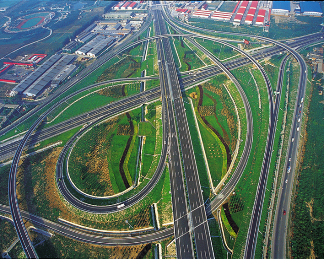 北京市五环绕城高速公路立交