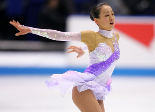 2007年，浅田真央夺得全日竞标赛冠军。