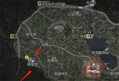 《暗区突围》北山地图模糊的照片位置