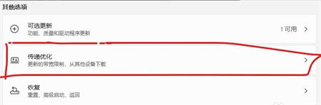 Win11传递优化怎么关闭