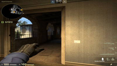 《CSGO》实战 Inferno单向烟技巧