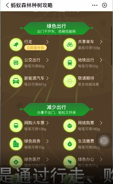 《支付宝》蚂蚁森林能量有什么用