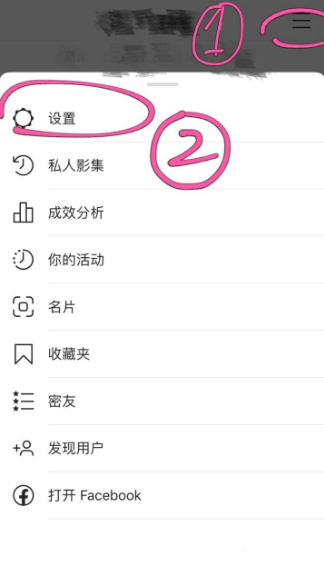 《ins》的点赞在哪里看