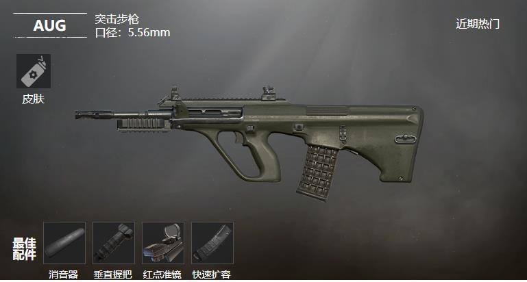 《和平精英》AUG突击步枪武器测评