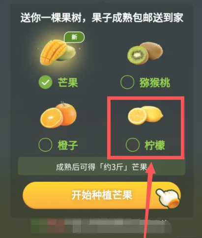 《拼多多》果园怎么选择种别的水果